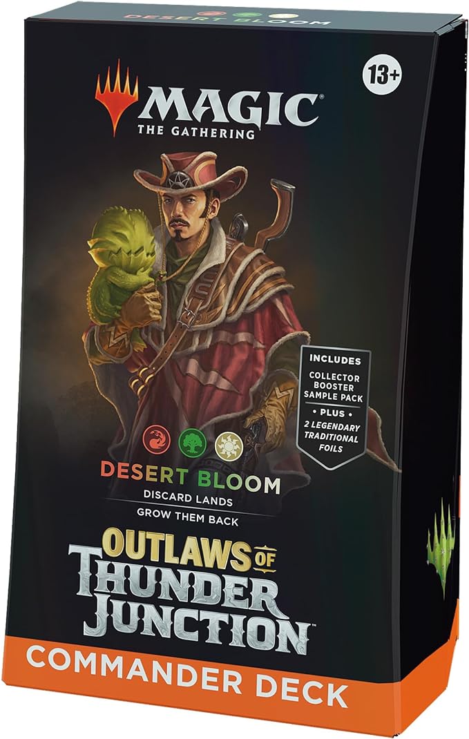 Magic: The Gathering Outlaws of Thunder Junction Commander Deck - Desert Bloom